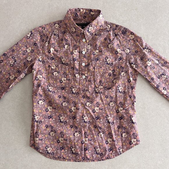 Vintage Y2K Floral Print Button Down Shirt ASO Ice Princess - Picture 3 of 7